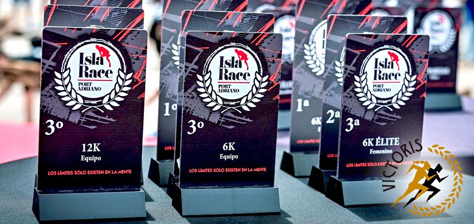 Diseño trofeos Isla Race 2026