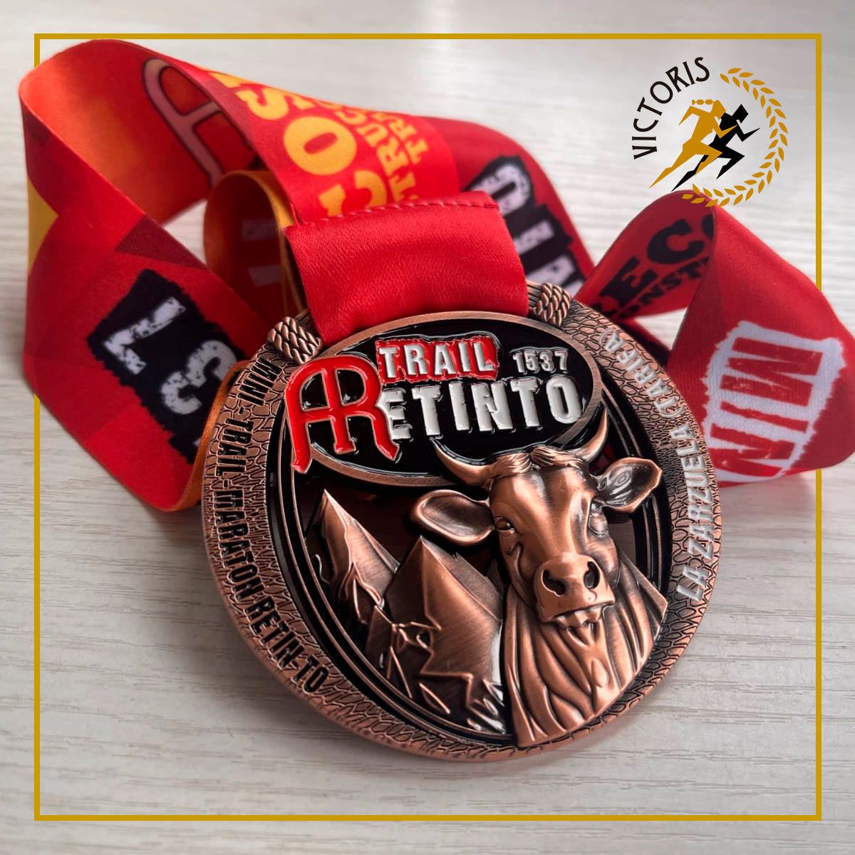 Medalla finisher Trail Retinto 2024.